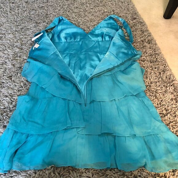 NWT J Crew Zadie Silk Tiered Cocktail Dress - Picture 7 of 9